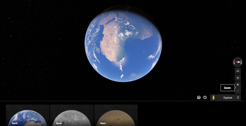 Illustration for article titled Here's How to Explore the Moon and Mars in Google Maps